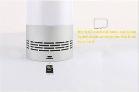 MagiMent Wireless Bluetooth Speakers with Smart Touch LED Mood Lamp Alarm Clock Muisc Player Hands-Free Calls... N8