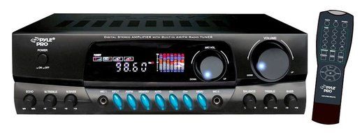 Pyle Stereo Receiver and iPod Dock Package - PT260A 200 Watts Digital AM/FM Stereo Receiver - PIDOCK1 Universal...