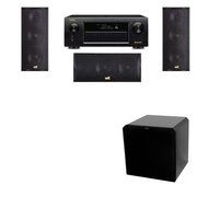 M&amp;K Sound LCR750 Loudspeaker 3.1 HRS12 Denon AVR-X5200W