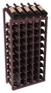 Wine Racks America Ponderosa Pine 5 Column 10 Row Display Top Kit. 13 Stains to Choose From! N14