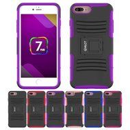 iPhone 7 Plus Case, HLCT Rugged Shock Proof Dual-Layer Case with Built-In Kickstand for iPhone 7 Plus 5.5 Inch... N11