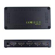 Hdmi Switch Box,Cyelee 4K x 2K 5 in 1 out High Speed 5 Port Switcher with IR Wireless Remote Control,Support 1080P... N6