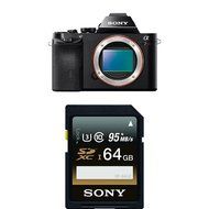 Sony a7R Full-Frame Interchangeable Digital Lens Camera - Body Only with Memory Card