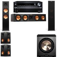 Klipsch RP-280F Tower Speakers-PL-200-5.1-Onkyo TX-NR838