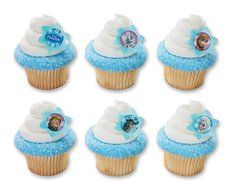 DecoPac Frozen Adventure Friends Cupcake Rings (12 Count) N2