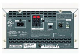 Pioneer X-CM56W Mini Stereo System with Built-in Bluetooth (White) N3