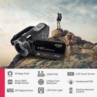 Ordro HDV-Z20 Full HD Digital Video Camcorder Wi-Fi (1080P, 16x Zoom, Max 24.0Megapixels, Exmor R COMS Sensor)... N4