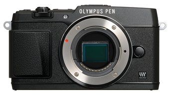 Olympus E-P5 16.1MP Mirrorless Digital Camera with 3-Inch LCD- 15mm body cap lens BCL-1580 set (Black) - International... N5