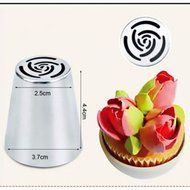 KiwiTwo A Set of 32pcs Russian Icing Piping Nozzles Cake Decoration Tips Home Baking DIY Tool Tulip Rose Nozzle... N2