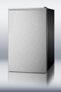 Summit CM421BLXBISSHHADA 4.1 cu. ft. Capacity 19.88&quot; Wide Compact Refrigerator Manual Defrost Adjustable Glass... N3