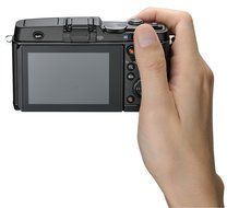 Olympus E-P5 16.1MP Mirrorless Digital Camera with 3-Inch LCD- 15mm body cap lens BCL-1580 set (Black) - International... N8
