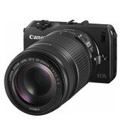 Canon Mirrorless interchangeable-lens camera EOS M double lens kit (Black) EOSMBK-WLK with EF-M 18-55mm F3.5-5.6... N9