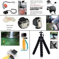 YFY 22-In-1 Basic Outdoor Sports Accessories Kit for GoPro Hero Cameras N7