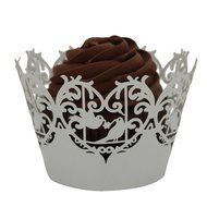 DZT196850 pcs Filigree Little Vine Lace Wrapper Cut Cupcake Wrapper Liner Baking Cup Muffin Case Trays Wedding... N4