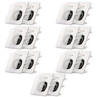 Acoustic Audio CS-IW530 In Wall Speakers 3 Way Home Theater 3500 Watt 7 Pair Pack CS-IW530-7PR