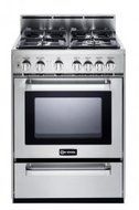 24&quot; - 4 Burner Gas Range - Convection Oven N2