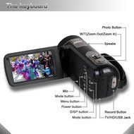 Video Camcorder, Besteker Portable HD 1080p IR Night Vision Max. 24.0 MP Enhanced Digital Camera Camcorders DV... N17