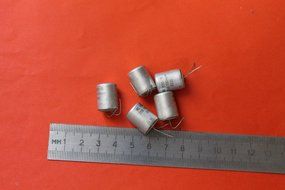 Capacitor oxide electrolytic K50-16 25V 100uF USSR 5 pcs