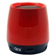 QFX Bluetooth Speaker with Microphone FM/USB/Micro-SD-Red consumer electronics