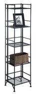 Convenience Concepts Designs-2-Go 3-Tier Folding Metal Corner Shelf, White N30