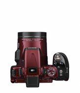 Nikon COOLPIX P600 16.1MP Optical 60x NIKKOR 921K LCD Full HD Wi-Fi Red - International Version (No Warranty) N6