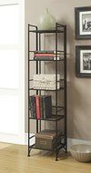 Convenience Concepts Designs-2-Go 3-Tier Folding Metal Corner Shelf, White N31