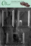 Cybrtrayd M192 Rectangular Soap Bar Chocolate Candy Mold with Exclusive Cybrtrayd Copyrighted Chocolate Molding...