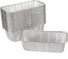 Paksh Disposable Loaf Pan - 50 Baking Pans for Breads, Brownies, Pound Cakes, Meatloaf, and More | 8 &frac12; x 4 &frac12; x... N2