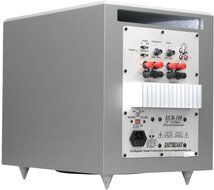Earthquake Sound SUB100Silver 10-Inch Down Firing Powered Subwoofer (Silver) N4