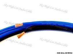 100 ' feet TRUE 16 Gauge AWG Speaker Wire Car Home Audio Sky High Car Audio ft