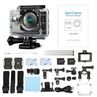 Vtin 4k Action Camera 20MP with Sony Sensor, UHD Wifi Waterproof Action Camera 2 Inch Sports Video Cam Underwater... N4