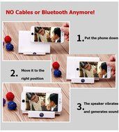 Close Contact Induction Speakers and Phone Support Loudspeakers White N8