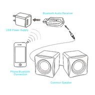 DROK Bluetooth 4.0 Stereo Amplifier, 25W&times;2 Digital Signal Amplifier, Dual Output Car Amplifier, TDA7492P Amplifier... N14