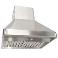 KOBE Range Hoods RAX9536SQB-DC-1 Contemporary Brillia 36" Wall Mount Range Hood, 3-Speed, 680 CFM, LED Lights,... N5