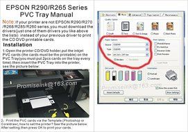 CEYE For EPSON R260 R280 R380 Artisan 50 T50 T60 P50 R270 R290 R390 R295 R265 R285 L800 L801 Inkjet Printable...