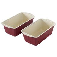 Nordic Ware 45928 Performance Bakeware Loaf Pans, Mini, Red, Set of 2 N2