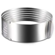 Blacklip Kitchen Pastry Tools Stainless Steel Mousse Cake Ring Mold (9-12" Slicer Ring) N2