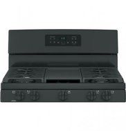 GE JGBS66DEKBB 30" Gas Freestanding Range with Sealed Burner, 5.0 Cu. Ft. Primary Oven Capacity, in Black N4
