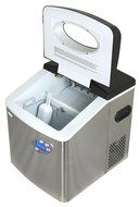 Newair AI-215SS Stainless Steel Portable Ice Maker with 50 Lbs. Daily Capacity N8