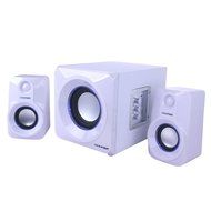 Yunmei JH2 Subwoofer 2.1 Speaker Sound System PC Home Desktop Stereo Audio speaker 20W with radio supported SD... N2