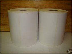 6 Rolls of 4x1 Direct Thermal Labels Zebra 2844 Eltron