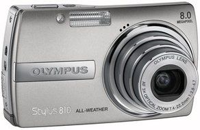 Olympus Stylus 810 8MP Digital Camera with 3x Image-Stabilized Optical Zoom N3