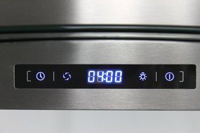 Golden Vantage Stainless Steel 30" Euro Style Island Mount Range Hood LED Screen GVAIS2-30 N6