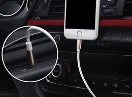 Zarxus Lightning to 3.5mm Aux Cable, Lightning to Aux Cable Male to Male for iPhone7/7Plus, iPhone6/6S/6Plus,... N10