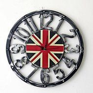 Creative Arts Muted Fashion Simple Livingroom Wooden Wall Clock Personalized Home Decoration