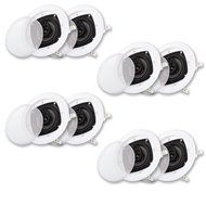 Acoustic Audio CS-IC43-4PR 200 Watt 4" 3-Way Home Theater In-Wall/Ceiling Speakers (4-Pair)