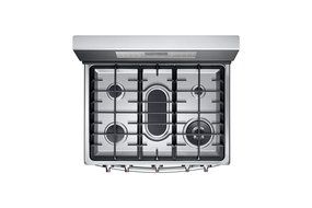 Samsung NX58F5700WS Stainless Steel Gas Range with True Convection N3