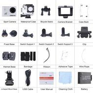 Andoer 2" Sports Action Camera 4K 24fps 1080P 60fps 5X Zoom 20MP Full HD 170&deg; Wide-angle Lens Built-in Gyro Anti-Shake... N7