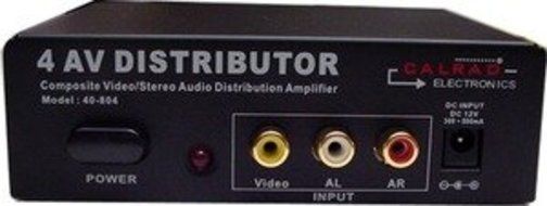 Calrad Electronics 40-804 1-4 A/V Distribution AMP