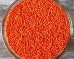 Nonpareils Non-pareils Sprinkles Cupcake Cookie Cake Decorating Orange 4 Ounces by Decopac